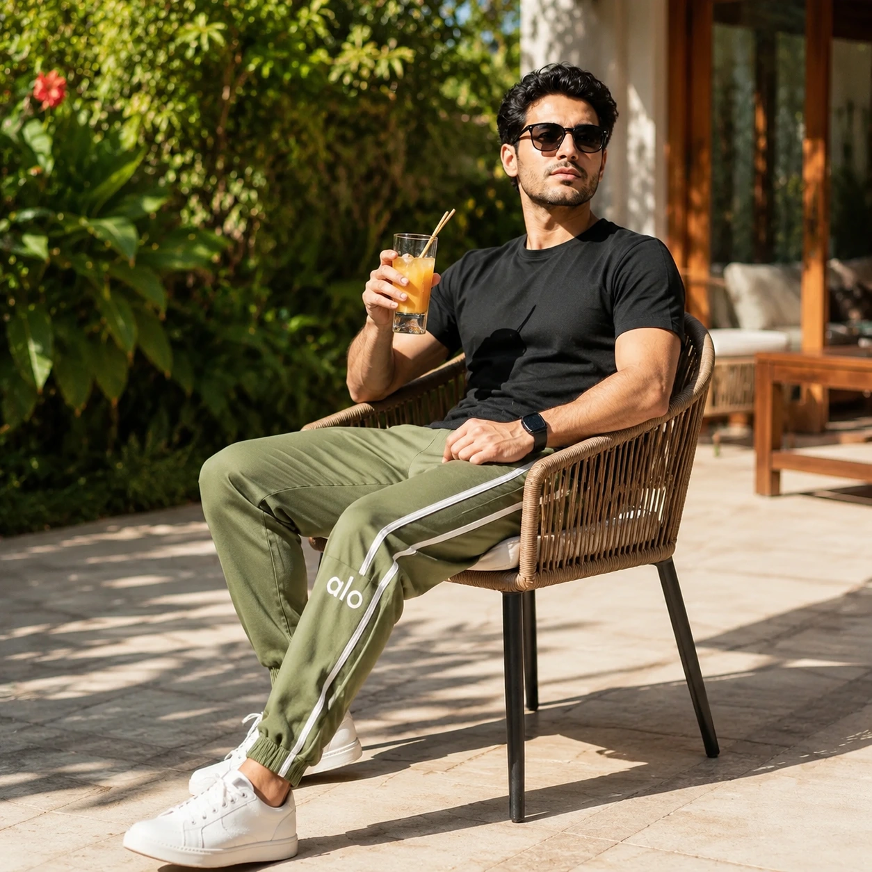 شلوار بنگال دمپا کش مردانه مدل alo-سبز