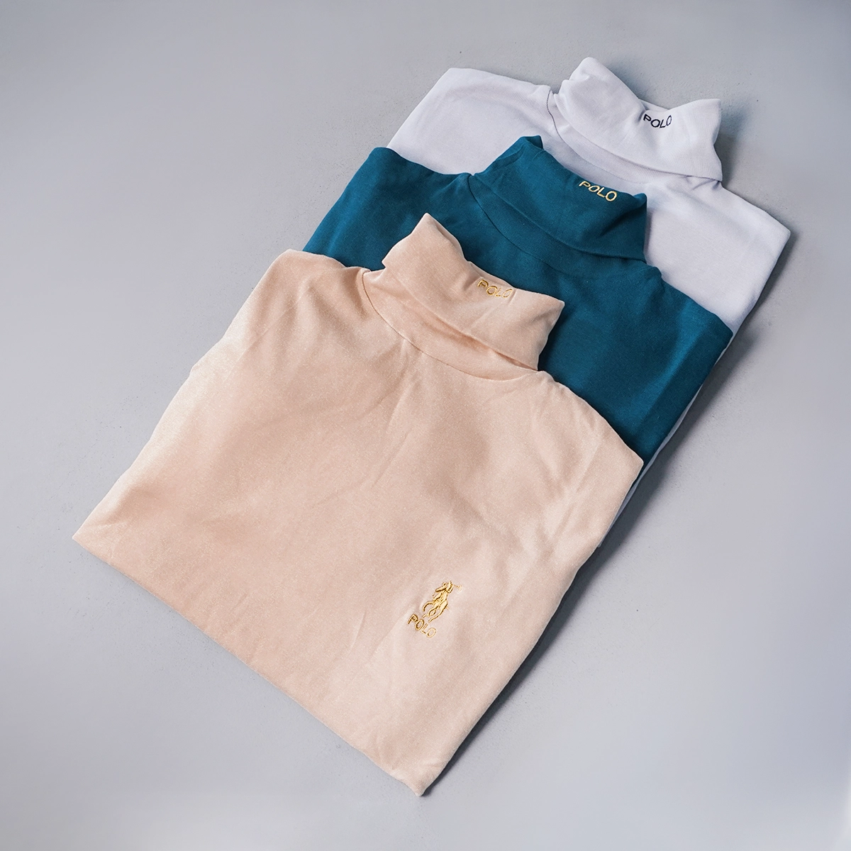 یقه اسکی مردانه سفید مدل POLO