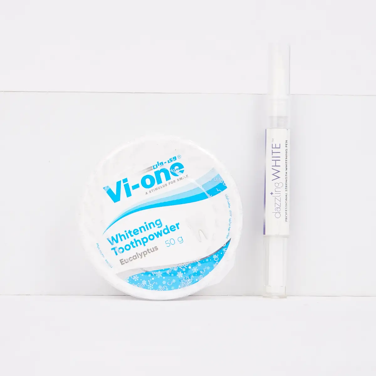 پکیج سفید کننده دندان ( قلم Dazzling White  پودر Vi-ONE)