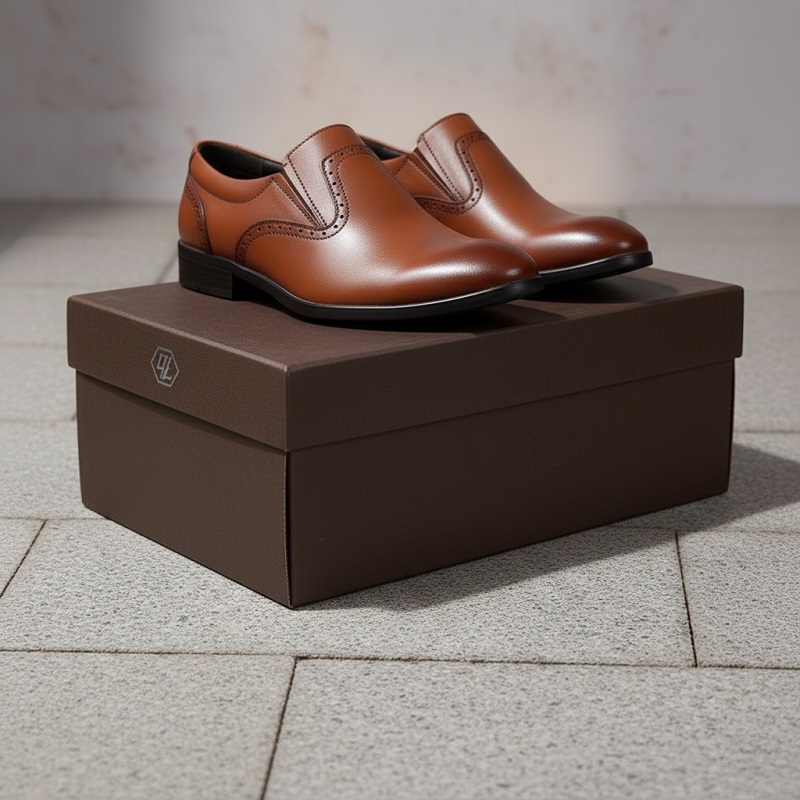 کفش رسمی مردانه مدل Dena-عسلی