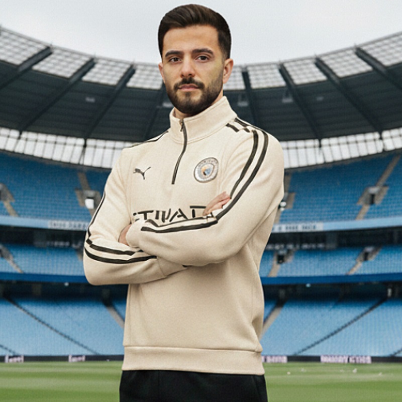 دورس نیم زیپ منچستر سیتی-کرم